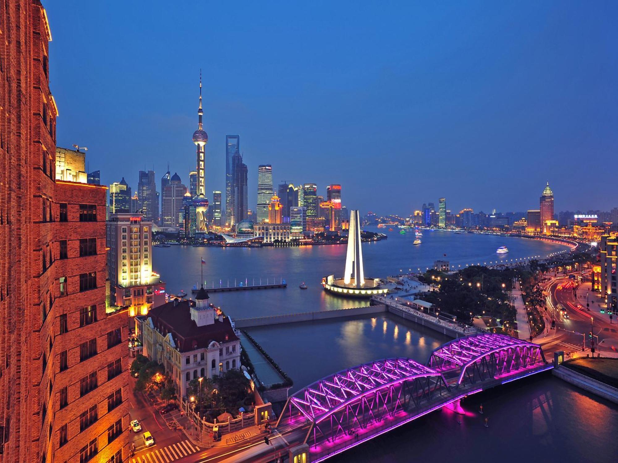 Broadway Mansions Hotel - On The Bund Xangai Exterior foto
