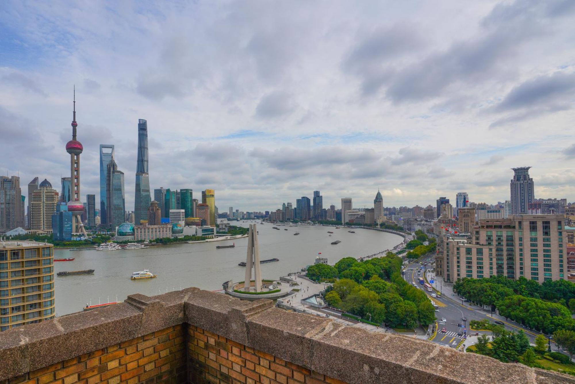 Broadway Mansions Hotel - On The Bund Xangai Exterior foto